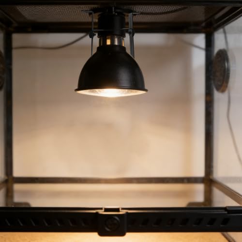 2pcs Reptile Heat Lamp Holder - Adjustable Light Stand - Ceramic Heat Lamp Socket - Terrarium Light Bracket for Lizard Tanks Tortoise Habitats