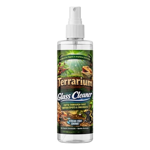 CTWPets Terrarium Glass Cleaner for Bioactive Terrariums – Safe for Dart Frogs, Bearded Dragons, Geckos & More | Streak-Free, Plant & Invert Friendly Formula (1)