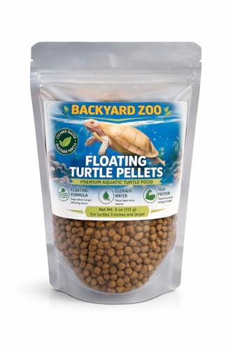 Floating Turtle Pellets for Aquatic Turtles, 4 oz