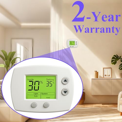 H6062A1000 Digital Humidistat/Dehumidistat Compatible with Honeywell H6062A1000 HumidiPro, OEM Upgrade H6062A1000/U Digital Humidistat, Smart LCD Display Humidity Control for Home and Indoor. -2 Year