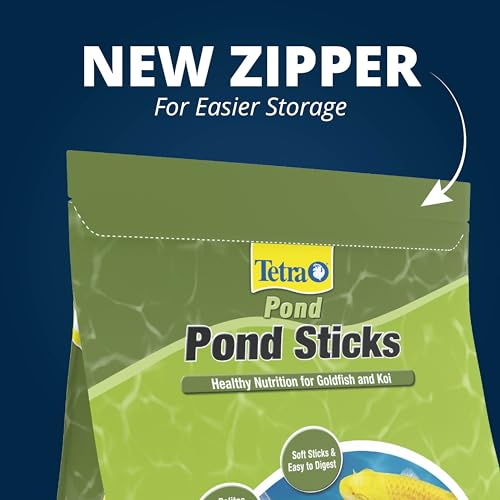 TetraPond Pond Sticks, Pond Fish Food, for Goldfish and Koi, 1.72 Pounds - size: 1.72 Pound (Pack of 1)