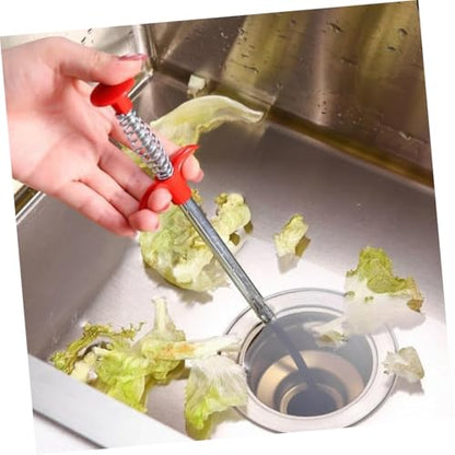 jojofuny Hair Stopper for Shower Drain Sink Cleaning Hook Flexible Grabber Claw Essential Bathroom Gadget Dredging Tool for Toilet Plunger