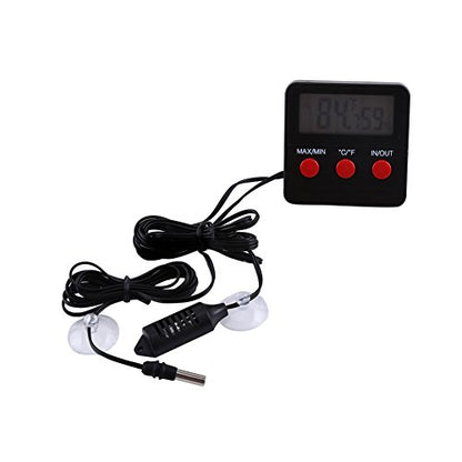 Reptile Vivarium Terrarium Thermometer Hygrometer with Remote Sensor