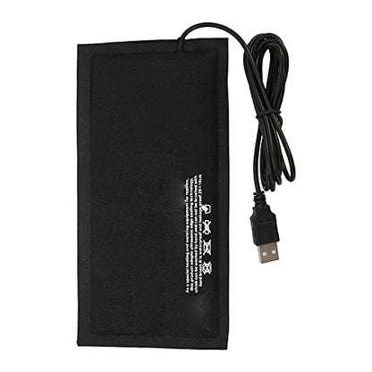 USB Reptile Heating Mat Amphibian Heating Pad Small Animal Heat Pad Constant Temperature 45C with Carbon Fiber for Turtles Snakes Lizards Spiders (Large Size 28 * 18cm (Constant Temperature - size: Large size 28*18cm (constant temperature without