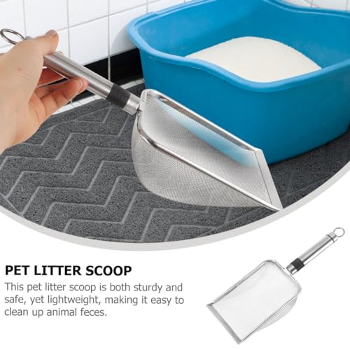POPETPOP Pet Reptile Litter Scoop Shovel for Cleaning Reptile Waste for Terrariums and Animal Substrates Comfortable Grip Handle Easy to Use