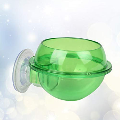 Suction Cup Reptile Feeder Reptile Feeding Food Bowl Escape Feeding Food Cricket Bowl Dish Gecko Ledge Suction Cup Water Dispenser Supplies for Gecko Lizard Bearded Dragon