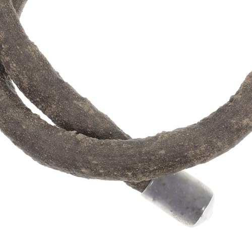 BESPORTBLE Reptile Climbing Branch Suction Cups and End Caps, Artificial Vine for Gecko Tank Accessories and Hermit Crab Habitat Decoration, 0.5 Meter Flexible Jungle Vine for Lizard