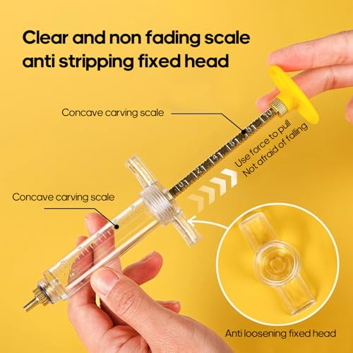 8 Pcs Bird Feeding Syringe Set Feeding Tubes for Baby Birds Parrot Hand Feeding Syringe Pet Syringe Feeding Tube Stainless Steel Metal Feeding Spoon Small Animals (30ml-Set of Eight) - size: 30ml-Set of eight
