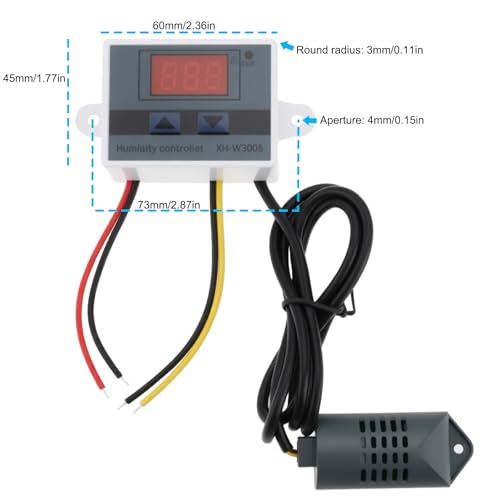 OTOTEC W3005 DC 12V 120W LED Digital Humidity Controller for Controlling Humidity in Farms and Other Factories