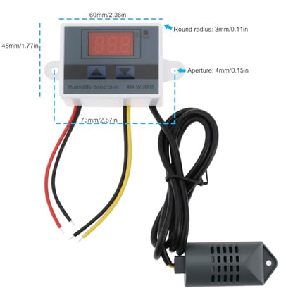 OTOTEC W3005 DC 12V 120W LED Digital Humidity Controller for Controlling Humidity in Farms and Other Factories