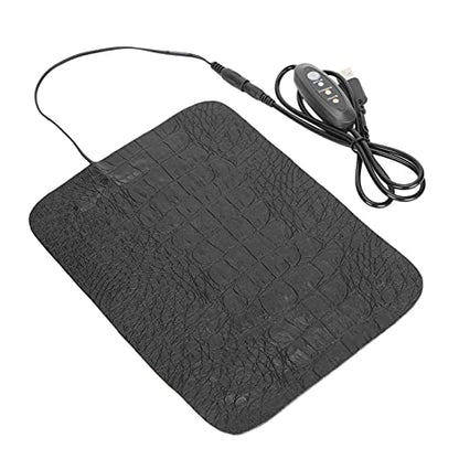 GLOGLOW Crawler Temperature Control Equipment and Crawler Lighting Proof Pet Heating Mat with 3 Level Temperature Adjustment for Lizards Snakes Turtles Amphibians Reptile Heat Pad, Water (S) - size: S