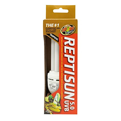 Zoo Med ReptiSun Tropical Compact Fluorescent UVB Lamp, 26 Watts,White