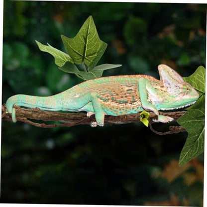2Pcs Reptile Vines with Suction Cups for Terrarium Climbing and Shelter Stable Jungle Branches for Exotic Lizards Easy to Clean Enclosure Decoration