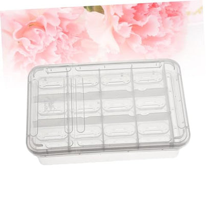 FRCOLOR Compartments Transparent Reptile Breeding Isolation Box Hatching Incubator for Snakes Turtles Geckos and Lizards Easy Observation and Cleaning for Incubation