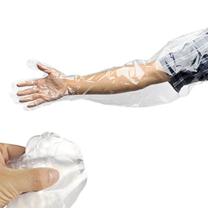 50 Pack Veterinary Insemination Gloves 35 Inch Long Disposable