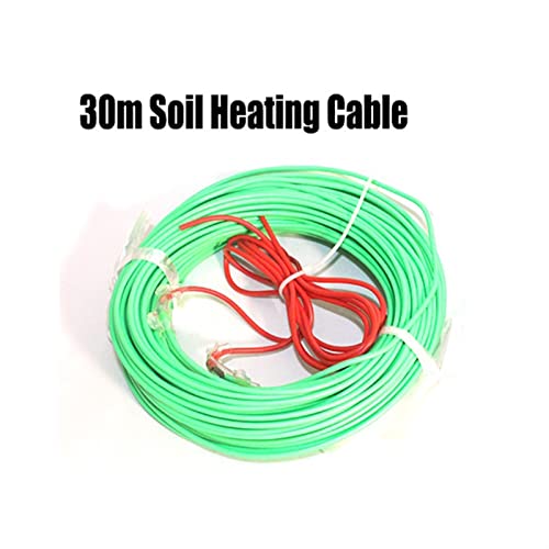 Pipe House Underfloor Heating Soil Air Hotline, Breeding Warming Wire, Greenhouse Plant Aquarium Heating Cable Soil Electronics (Color : 30m Soil Heat Cable) - color: 30m Soil Heat Cable