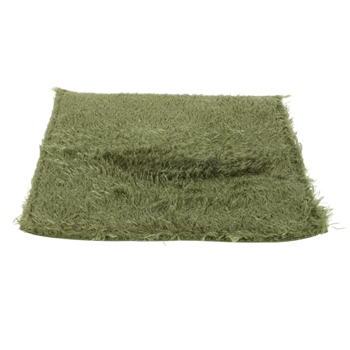 Crab Cage Pad Reptile Tank Accessories Reptile Carpet Mat Imitation Grass Bedding Terrarium Liner for - size: 20.00X20.00X0.50CM