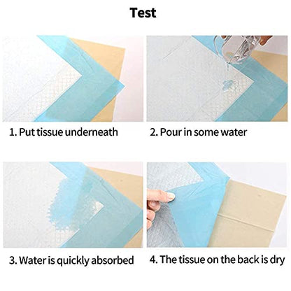 Amakunft 200 Pcs Rabbit Pee Pads, 18" x 13" Pet Toilet/Potty Training Pads, Super Absorbent Guinea Pig Disposable Diaper for Hedgehog, Hamster, Chinchilla, Cat, Reptile and Other Small Animal