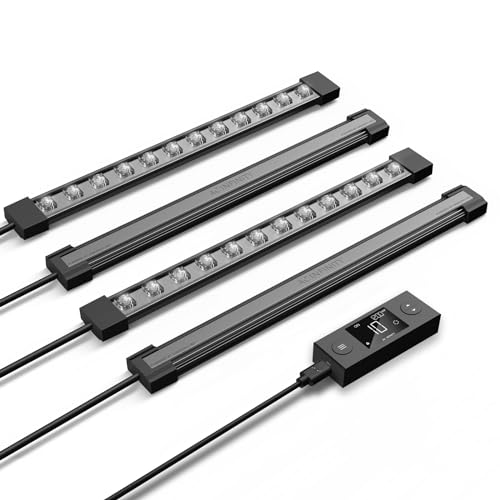 AC Infinity IONBEAM S11, Full Spectrum LED Grow Light Bars 11”, Deeper Penetration Samsung LM301H EVO Diodes and Digital Dimming Timer Controller, for Veg Bloom Indoor Plants, Grow Tents, Greenhouses - color: Gray, size: 11-Inch, Full Spectrum