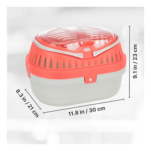 Trixie Pico Transport Crate, Small Pet Carrier, Portable Travel Carrier, for Small Pets, Hamsters, Guinea Pig, Lizards - size: 11.8"L x 8.3"W x 9.1"H