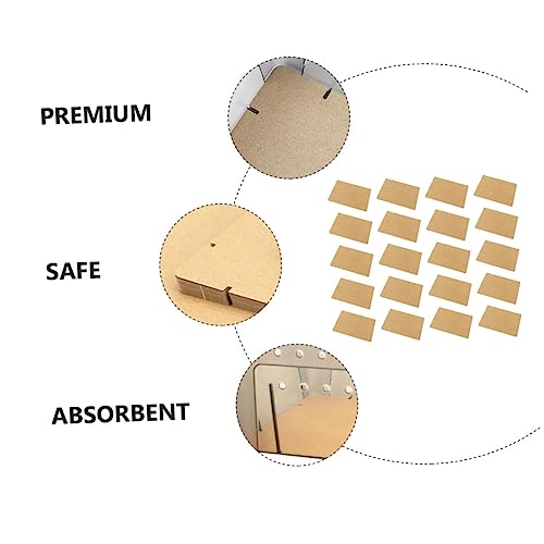 BESPORTBLE Reptiles Feeding Box Mat Paper 50 Sheets Reptile Bed s Easy to Clean Non-Slip