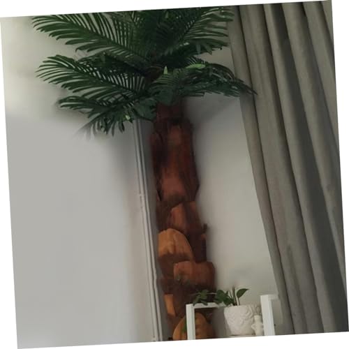 Yardwe Simulated Palm Tree Bark Sheets 5-Pack Natural Brown Faux Bark for Garden Decor Home Plant Decoration and Aquarium Hatchery Landscape 19.68X11.81 Inch