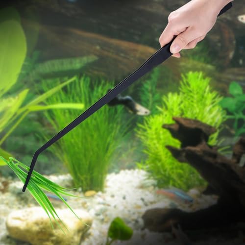 2Pcs Reptile Stainless Steel Long Tweezers Feeding and Cleaning Tongs Tweezers for Ball Python, Snakes, Lizards, Leopard Gecko, Chameleon, Aquariums and Terrariums