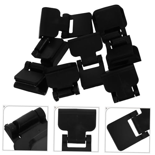 Toddmomy 8pcs Reptile Enclosure Clips Durable Locking Latches for Turtle Tanks Aquariums for Secure Covers for Terrariums and Climbing Setups