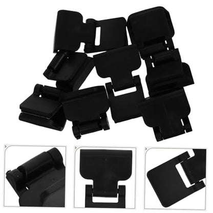 Toddmomy 8pcs Reptile Enclosure Clips Durable Locking Latches for Turtle Tanks Aquariums for Secure Covers for Terrariums and Climbing Setups
