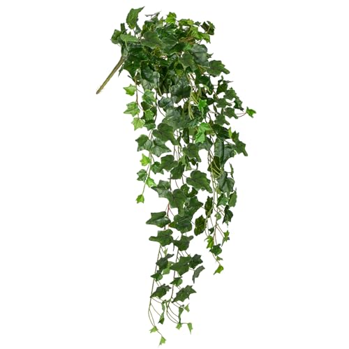 Hollyone Artificial Hanging Plants 36" Fake Ivy Vine Faux Ivy Leaves Hanging Plant Greenery for Wall House Room Patio Indoor Outdoor Home Shelf Office Wedding Decor - color: Style 2, size: Medium-1 Pack