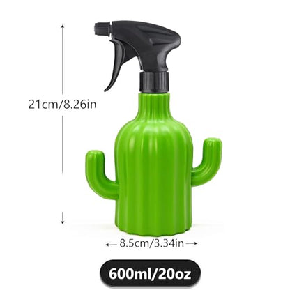Plant Mister Spray Bottle，Spray Bottle for Indoor and Gardens, Continuous Water Mist Sprayer for Plants, Flowers, Cleaning (green 600ml/20oz) - color: green 600ml/20oz
