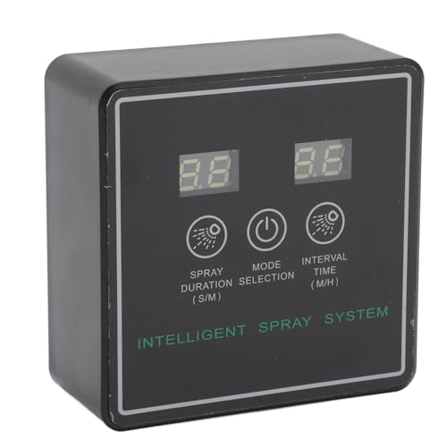Reptile Misting System, Timer Mist Easy to Simulates Rainfall Automatic Misting System for Office (5m 2 Sprinkler Head)