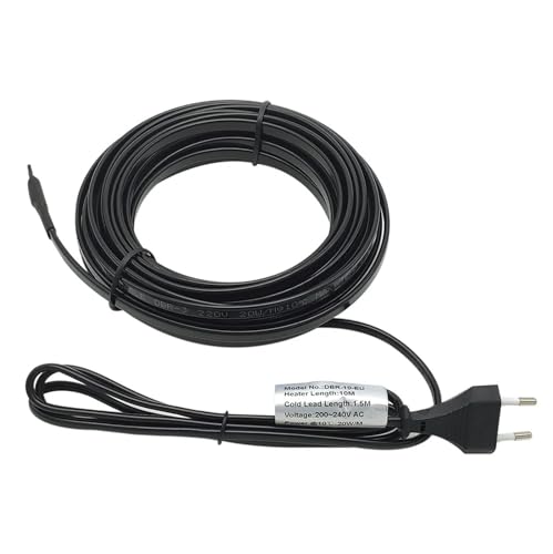 220V Plug-in Power Cord Self Regulating Heating Cable for Water Pipe Freeze Protection, Reptiles(7m) - size: 7m