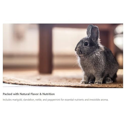 Rosewood Naturals: Nature's Salad - 4 Pack, 7oz Bags - Small Animal Treat, Blends 21 All Natural Ingredients, Flower-Plant Mix, Rabbit-Guinea Pig-Pet