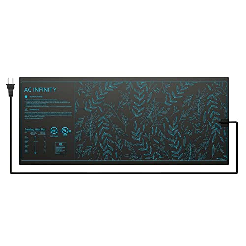 AC Infinity SUNCORE A7, Waterproof Seedling Heat Mat 48" x 20.75" MET & UL-Certified Heating Pad for Indoor Gardening, Hydroponics, Germination, Cloning - size: 48" x 20.75"