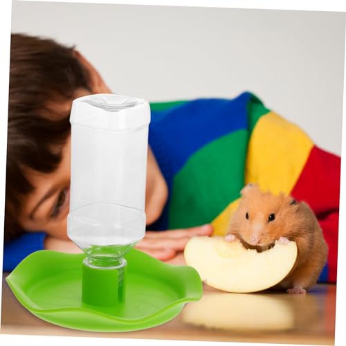 HEMOTON Automatic PET Fountain Water Feeder for Reptiles Drinking Basin for Tortoise and Lizard Reptile Water Dispenser Easy Refill System