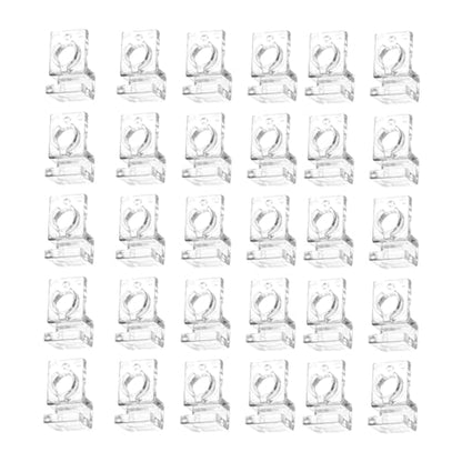 30Pcs Aquarium Lid Clips Water Pipe Fixing Clamps Clamps Aquarium Lid Support Brackets, for 6mm - size: for 6mm