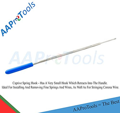 Captive Spring Hook Stainless Steel 7" Length