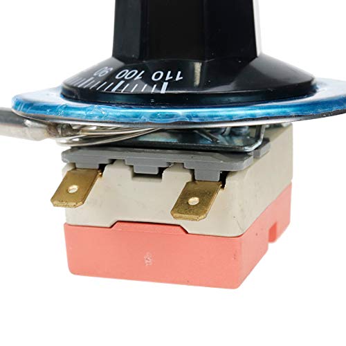 30-110 Celsius 125V/250VAC Adjustable Temperature Control Thermostat - Pack of 2 - style: 30-110C