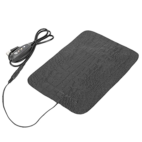 Zopsc Reptile Heating Pad, AntiScratch Heat Mat with Thermostat, Under Tank Heater for Reptiles Tortoise Lizard, 5W Small Tank Heating Pad (Small Size) - size: Small Size