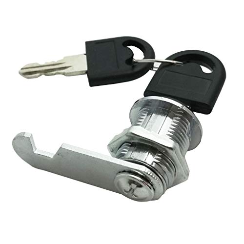 Cylinder Cam Cylinder Lock Cabinet Keyed Cam Locks Mailbox Cabinet Tool Box Lock 12/19 (16mm) (2Pack) - size: Cylinder Lock 12/19in(16MM)