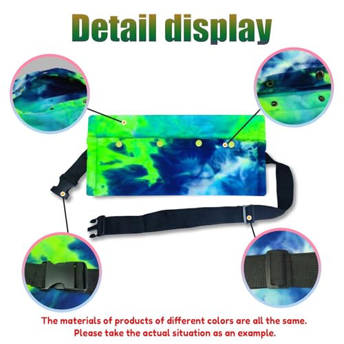 Adjustable Bearded Dragon Carriers Sling, Animal Sling Carrier Bag for Geckos, Crested Geckos, Lizards, Chameleons - Portable Reptile & Small Pet Outdoor Carrier Bag (Green) - color: Green