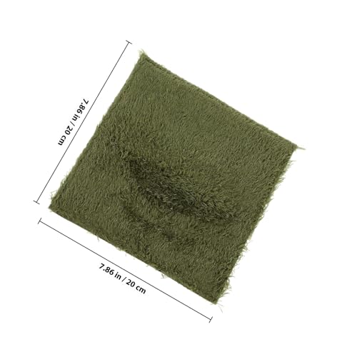 Beaupretty Reptile Carpet Substrate Liner for Terrarium Washable Turtle Lizard Bedding Mat for Tortoise and Climbing Pets Natural-Looking Reusable Habitat Carpet for Snakes and Amphibians