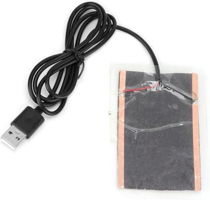 USB Reptile Carbon Fiber Heating Film, Bending Constant Temperature Heating Pad for Tortoise Snake Lizard Gecko Hermit Crab Turtle Amphibians