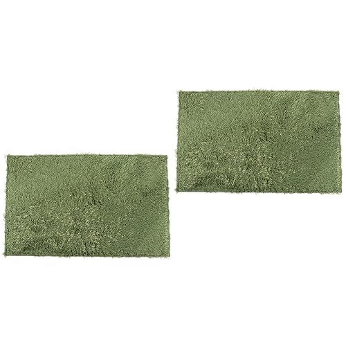POPETPOP 2pcs Turtle Snake Gecko Terrarium Carpet Reptile Mat for Iguana Chameleon Rabbit Washable Odorless Soft Absorbent Terrarium Liner