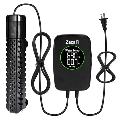Aquarium Heater 200W, Fish Tank Heater with High-Temperature Protection and Turtle Tank Heater with Automatic Power-Off When Leaving Seawater or Freshwater. - size: 200W