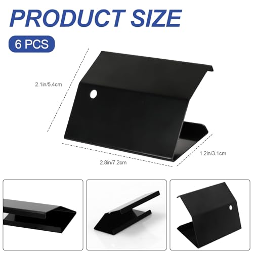 6PCS Large Reptile Tank Clips, Terrarium Covers Heavy Duty Screen Clips for 30Gallons or Larger, Reptile Aquarium Lid Clip, Screen Tank Metal Clip Escape for an Array of Reptiles from Terrarium