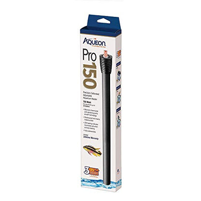 Aqueon Adjustable Pro Aquarium Heater, 50W - size: Up to 55 Gallons, 150 Watts