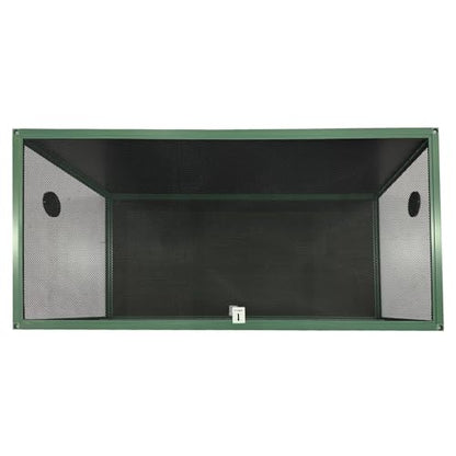 GarveeLife 120 gal Bearded Dragon Tank 4 x2 x2 Reptile Terrarium Enclosure with Sliding Glass Doors, Snake Enclosure Heavy Duty Top Screen Ventilation, Easy to Assemble Green - color: Green