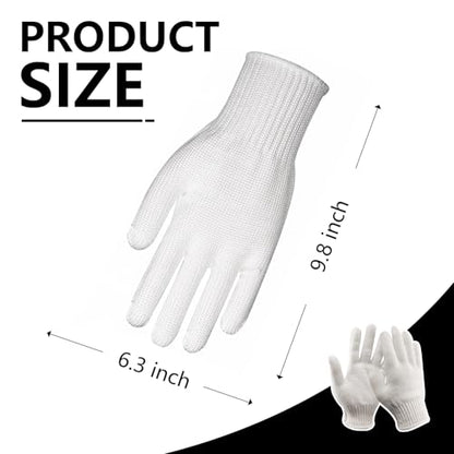 Bird Training Anti-Bite Gloves, Bite Proof Gloves, Small Animal Handling Chewing Protective for Small Animal Pet（White）